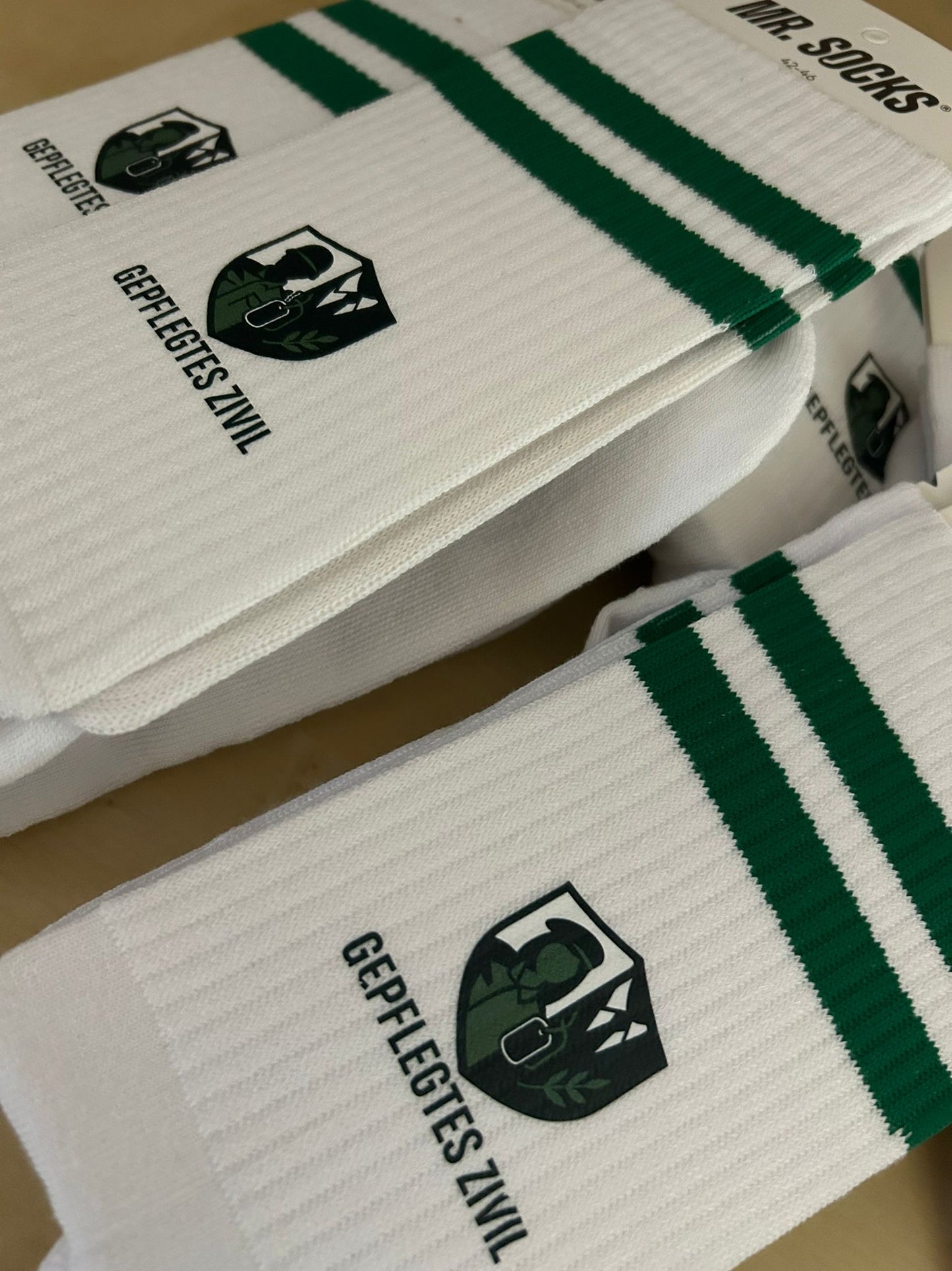 Gepflegtes Zivil™ - Tennissocken Weiß