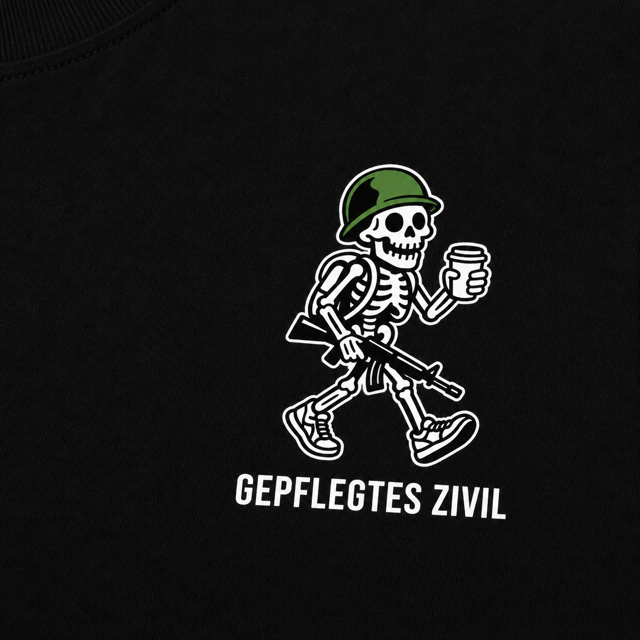 GEPFLEGTES ZIVIL™ | BUT FIRST COFFEE| Unisex T-Shirt