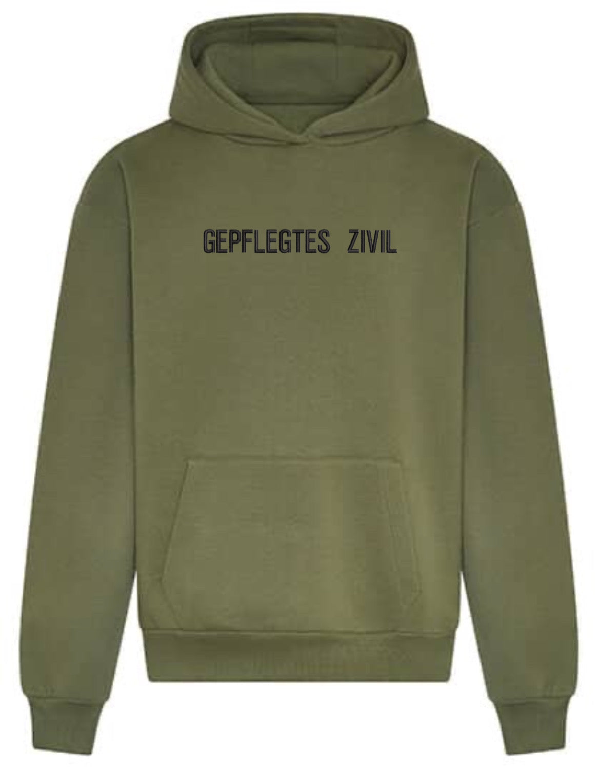 Gepflegtes Zivil™ | Unisex Heavyweight Signature Hoodie mit cleanem Schriftzug