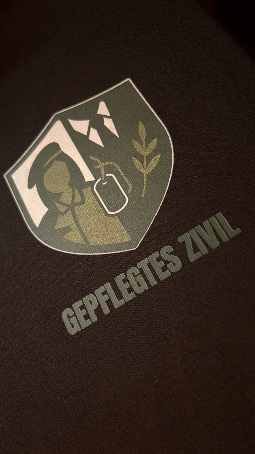 GEPFLEGTES ZIVIL™ | T-Shirt Wappen | Unisex
