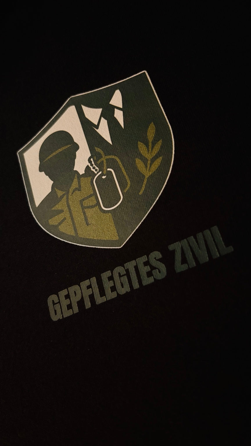 GEPFLEGTES ZIVIL™ | T-Shirt Wappen | Unisex