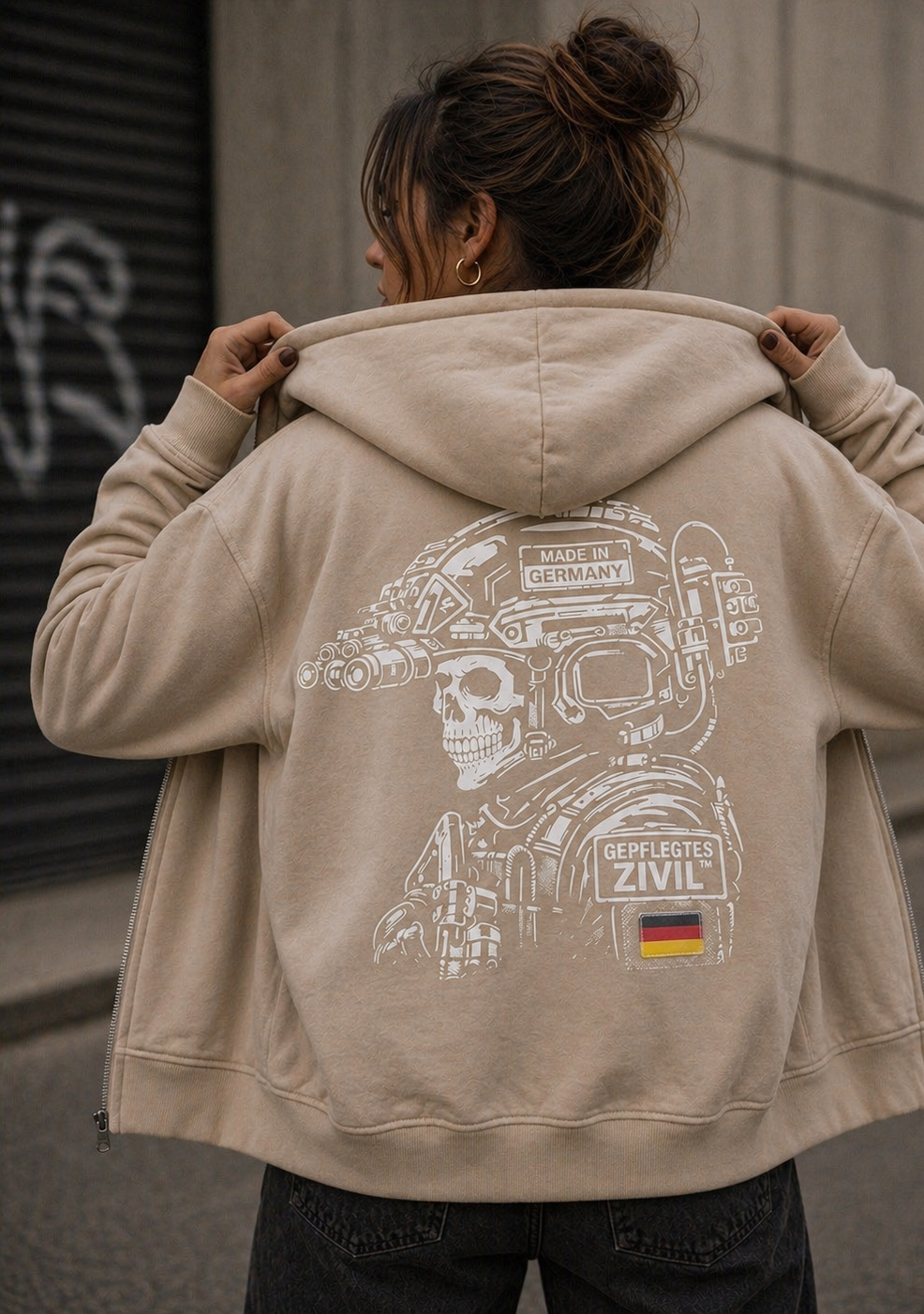 GEPFLEGTES ZIVIL™ | Vintage Heavy Hoodie | Tactical | Unisex