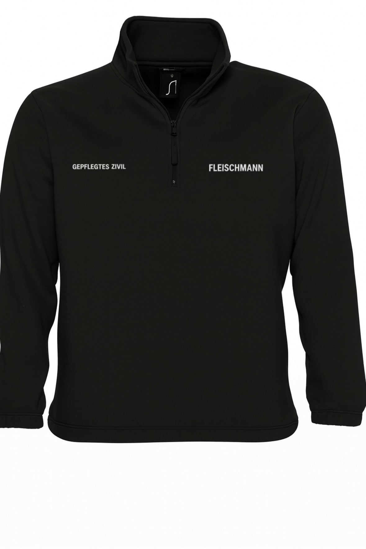 Gepflegtes Zivil™ | Fleece-Pullover mit individuellem Stick