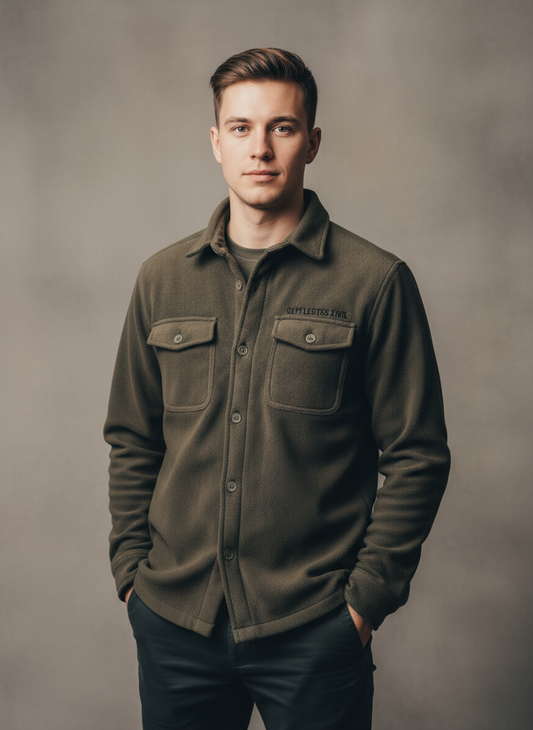 Gepflegtes Zivil™ | Fleece-Hemdjacke