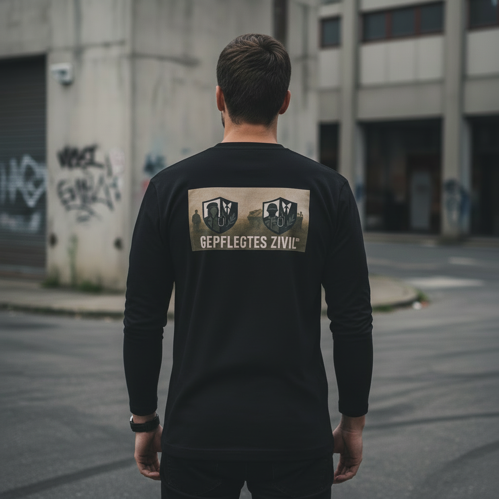 GEPFLEGTES ZIVIL™ | Unisex Long Sleeve | Backprint
