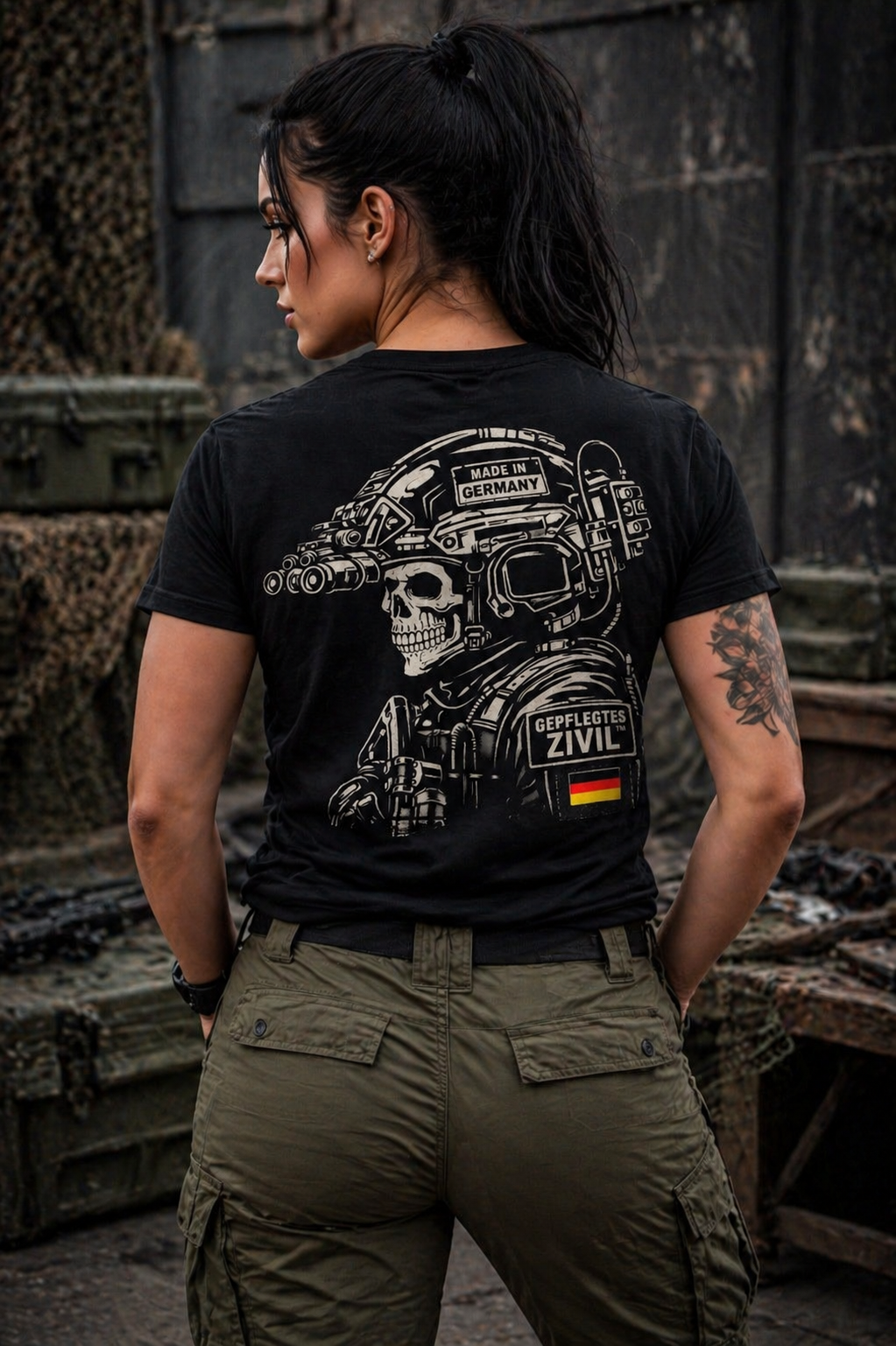 GEPFLEGTES ZIVIL™ | Tactical T-Shirt | Frauen-Tshirt