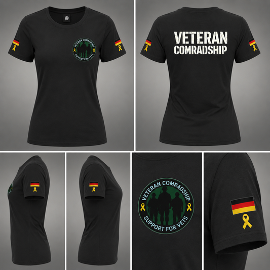 GEPFLEGTES ZIVIL™ | VETERAN COMRADSHIP Sport Edition | Damen T-Shirt
