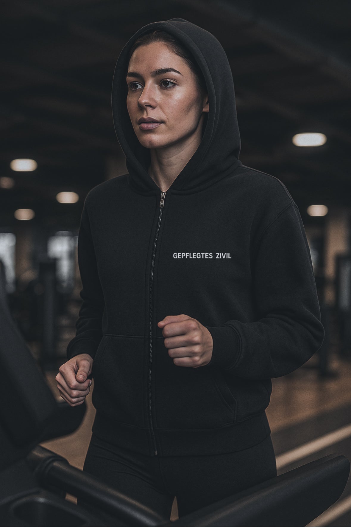 Gepflegtes Zivil™ | Unisex Signature Zip Hoodie