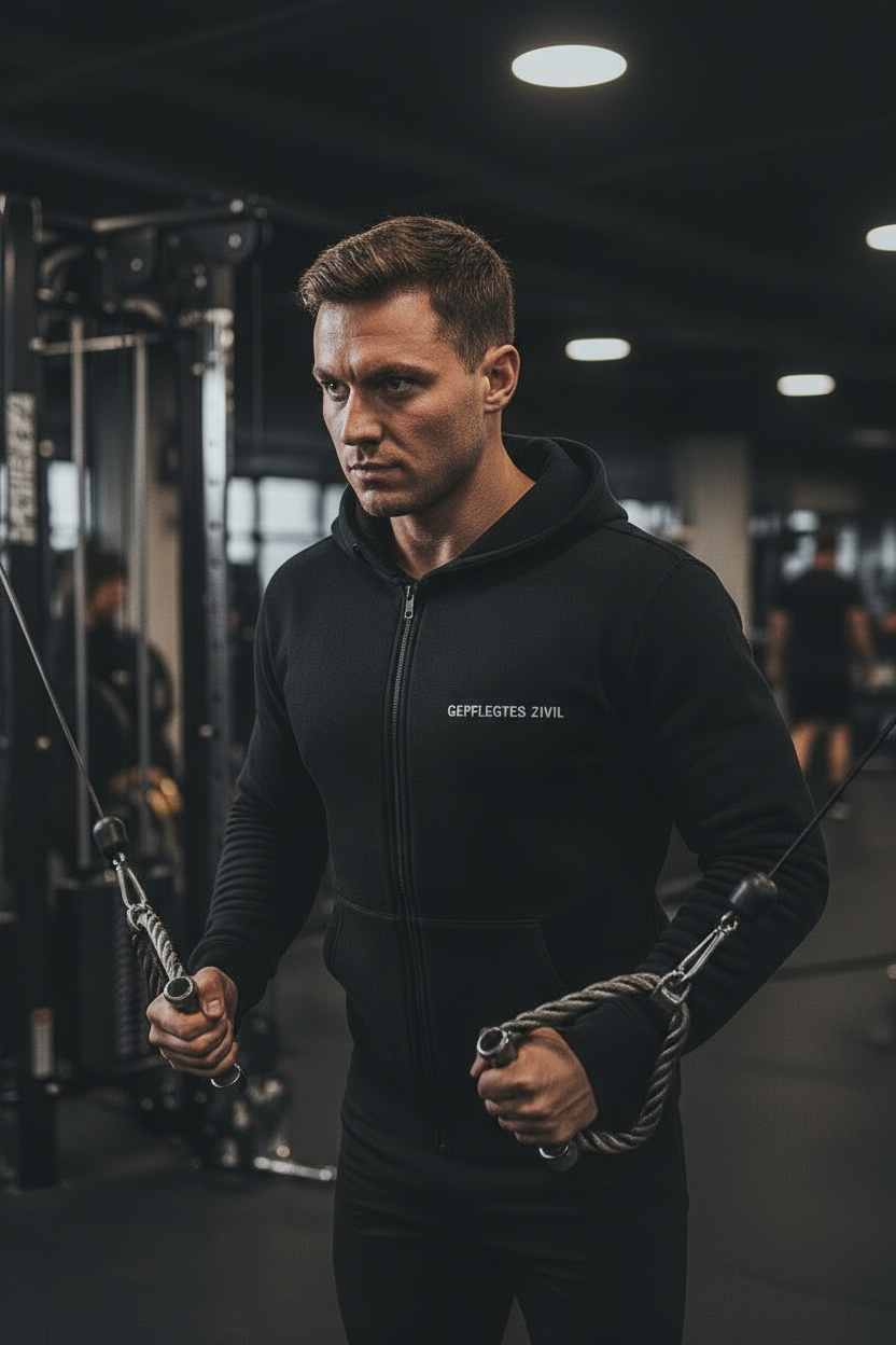 Gepflegtes Zivil™ | Unisex Signature Zip Hoodie